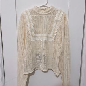 ZARA ROMANTIC KNIT TOP